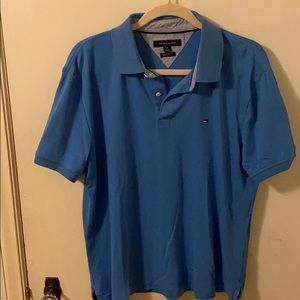 Tommy Hilfiger Men Large Blue Polo